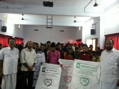 Kottayam-Started Love plastic project at St.Aloysius Higher Secondary School ,Athirumpuzha.Kottayam