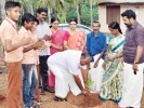 ഔഷധത്തോട്ടം ഗ്രാമപ്പഞ്ചായത്ത് പ്രസിഡന്റ്  കെ.ശിവശങ്കരന്‍ നായര്‍ ഔഷധച്ചെടി നട്ട് ഉദ്ഘാടനം ചെയ്യുന്നു